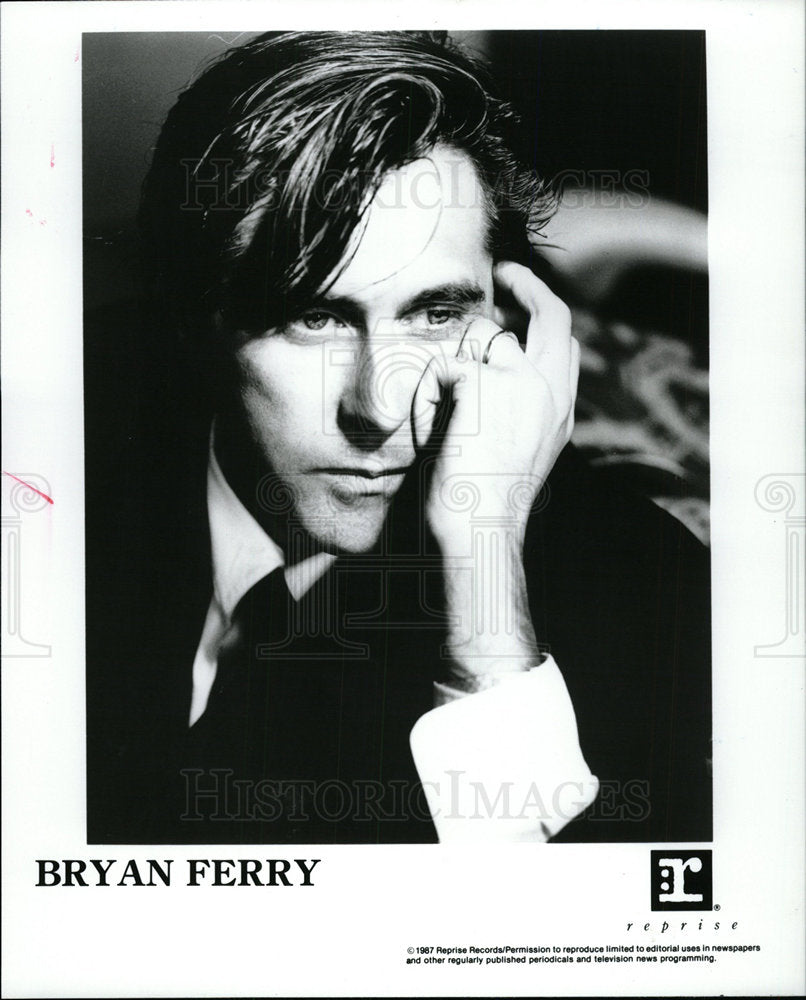 1988 Press Photo Bryan Ferry Singer Musician Songwriter - Historic Images