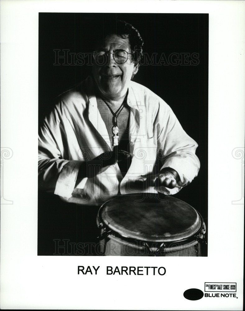 1997 Press Photo Drummer Musician Barretto Promo - Historic Images