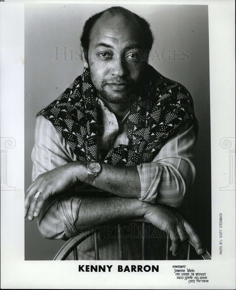 1990 Press Photo American Jazz Pianist Kenny Barron - Historic Images
