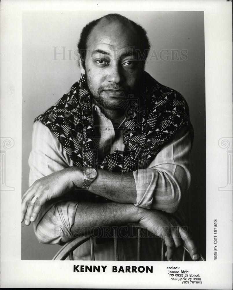 1991 Press Photo American Jazz Pianist Kenny Barron - Historic Images
