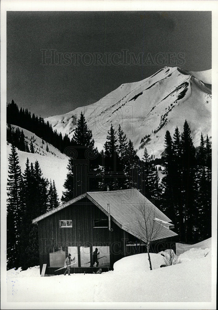 1981 Press Photo Mountain Cabin Gothic Colorado Barr - Historic Images