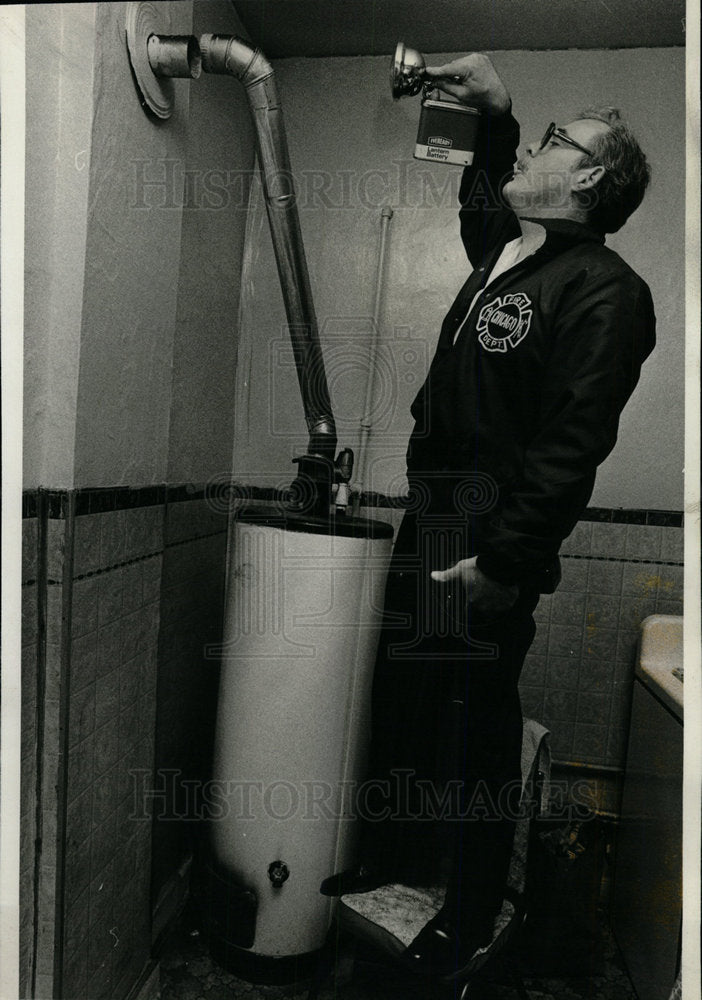1978 Press Photo Carbon Monoxide Poisoning/Water Heater - Historic Images