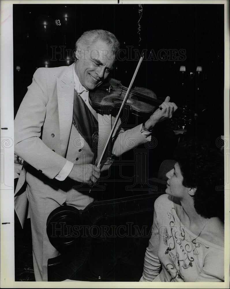 1983 Press Photo Franz Bentler and Betty Sitten - Historic Images
