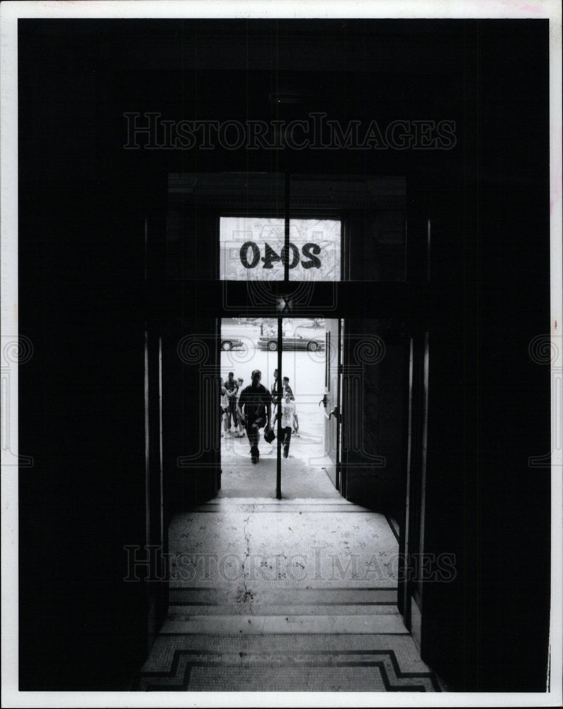1992 Press Photo Cregier Vocational School Chicago - Historic Images