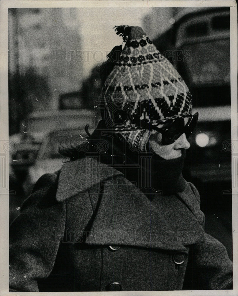 1970 Press Photo Cold Weather - Historic Images