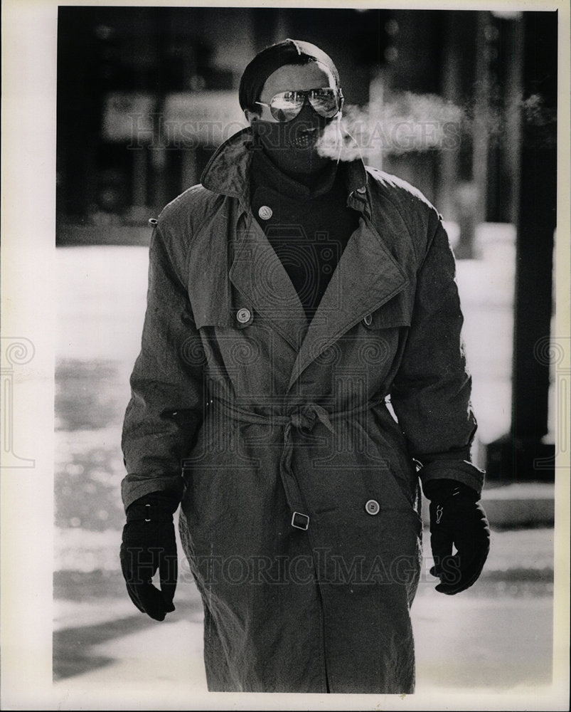 1991 Press Photo Chicago Winter Weather - Historic Images