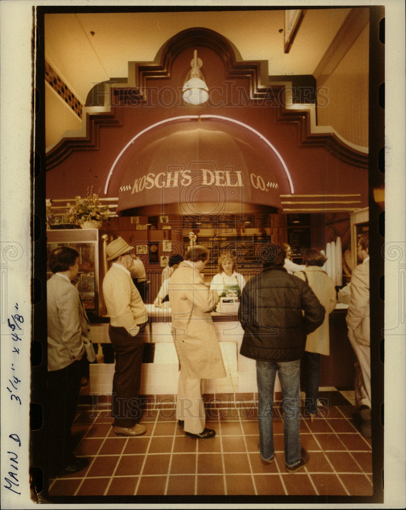 1984 Press Photo Kosch's Deli Co. - Historic Images