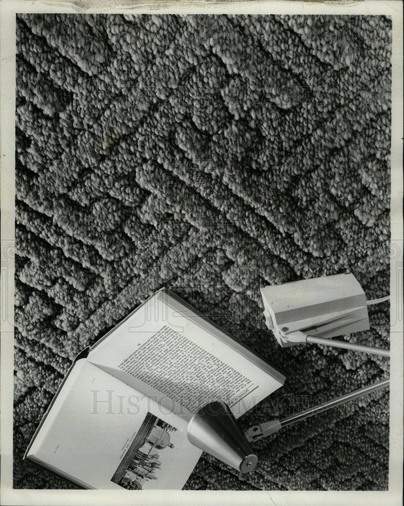 1966 Press Photo Festive Mohawk Carpet - Historic Images