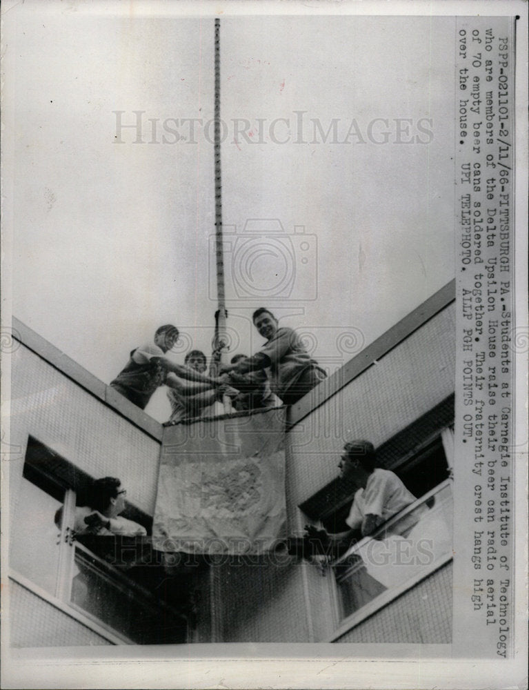 1966 Press Photo University Carnegie Technology - Historic Images