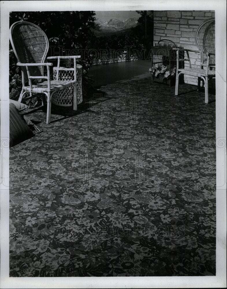 1968 Press Photo Ozite's Garden Fiesta Carpet - Historic Images