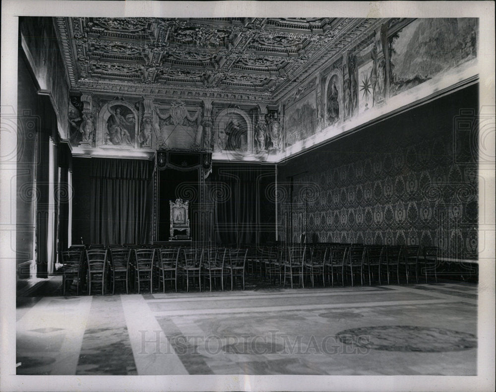 Press Photo Consistory Hall in the Vatican - Historic Images