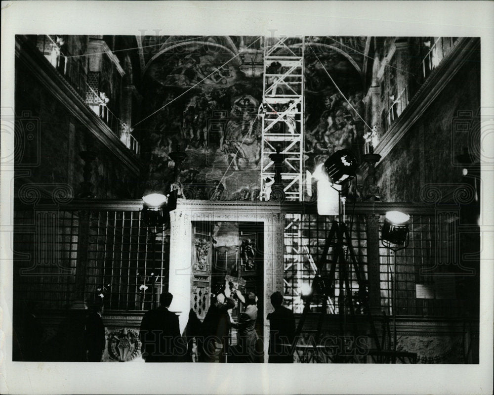 Press Photo Sistine Chapel Michelangelo Masterpiece - Historic Images