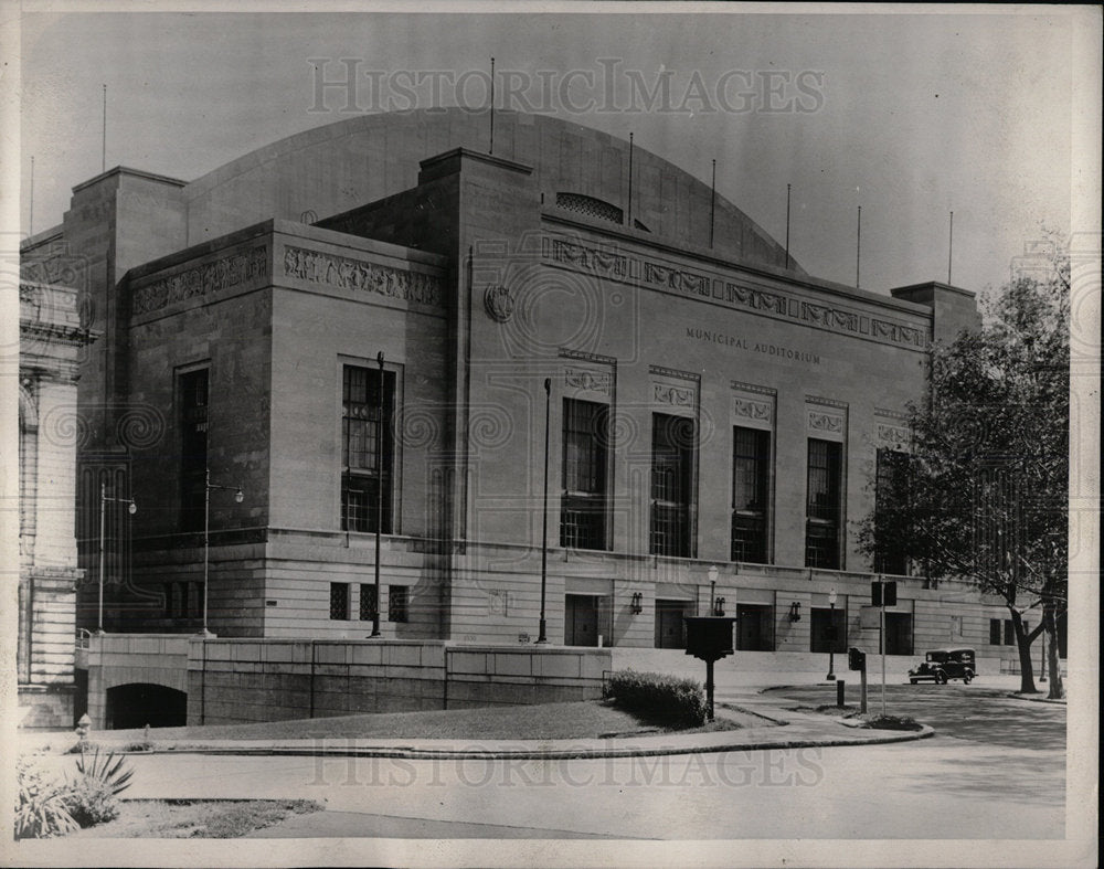 1940 Press Photo Municipal Auditorium Conventions Phil - Historic Images