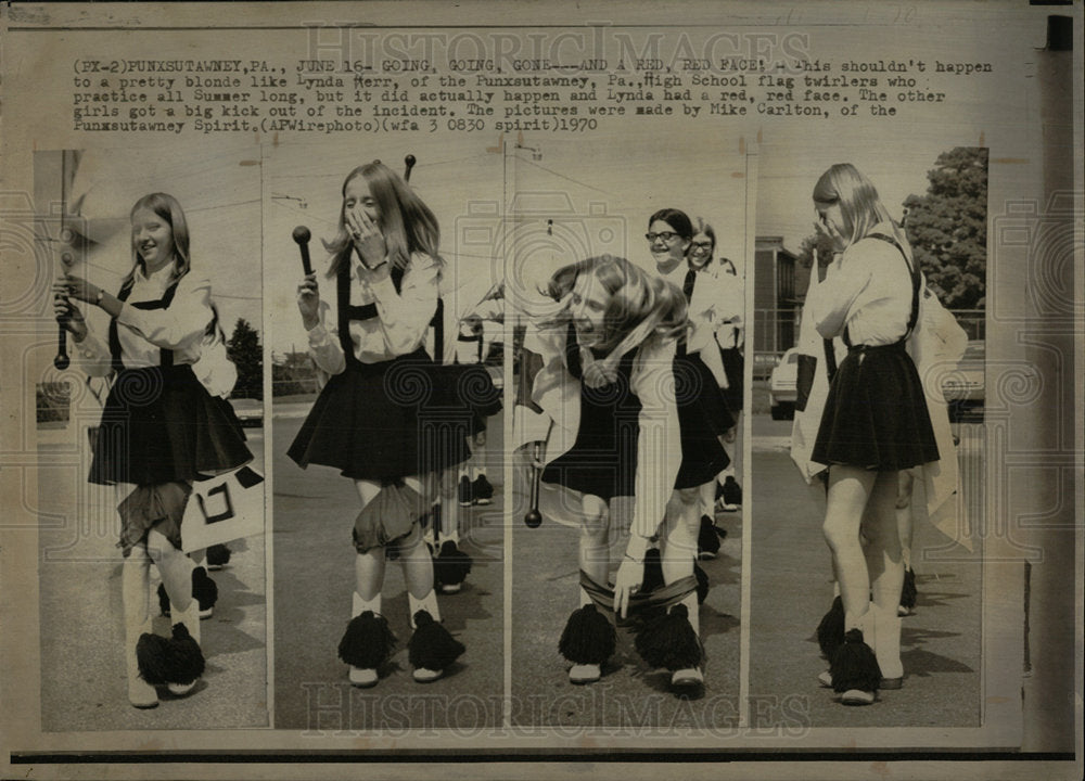 1970 Press Photo Lynda Kerr High School Parades Chicago - Historic Images
