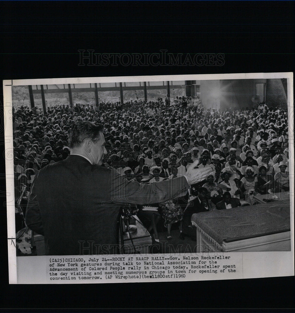 1960 Press Photo New York Governor Nelson Rockefeller - Historic Images