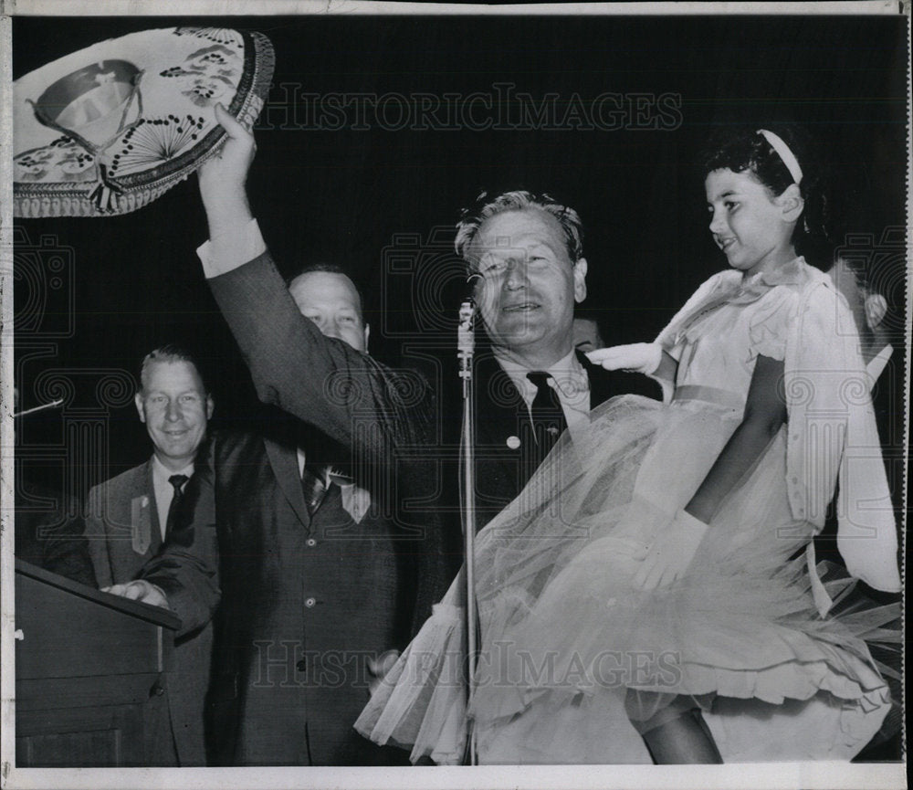 1960 Press Photo Nelson Rockefeller Governor New York - Historic Images