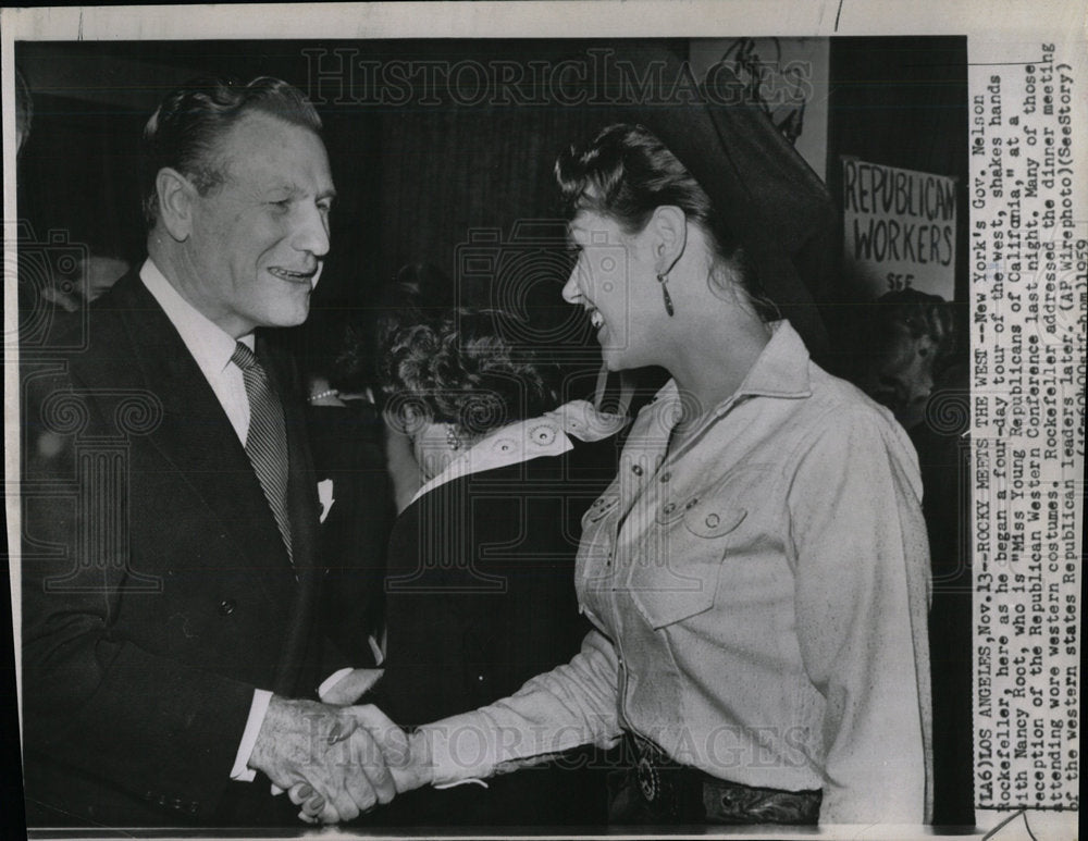 1959 Press Photo New York Governor Nelson Rockefeller - Historic Images