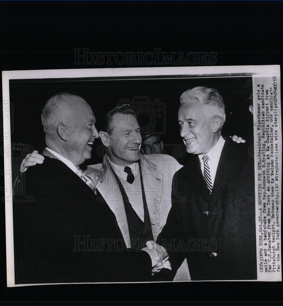 1958 Nelson Rockefeller Governor New York - Historic Images