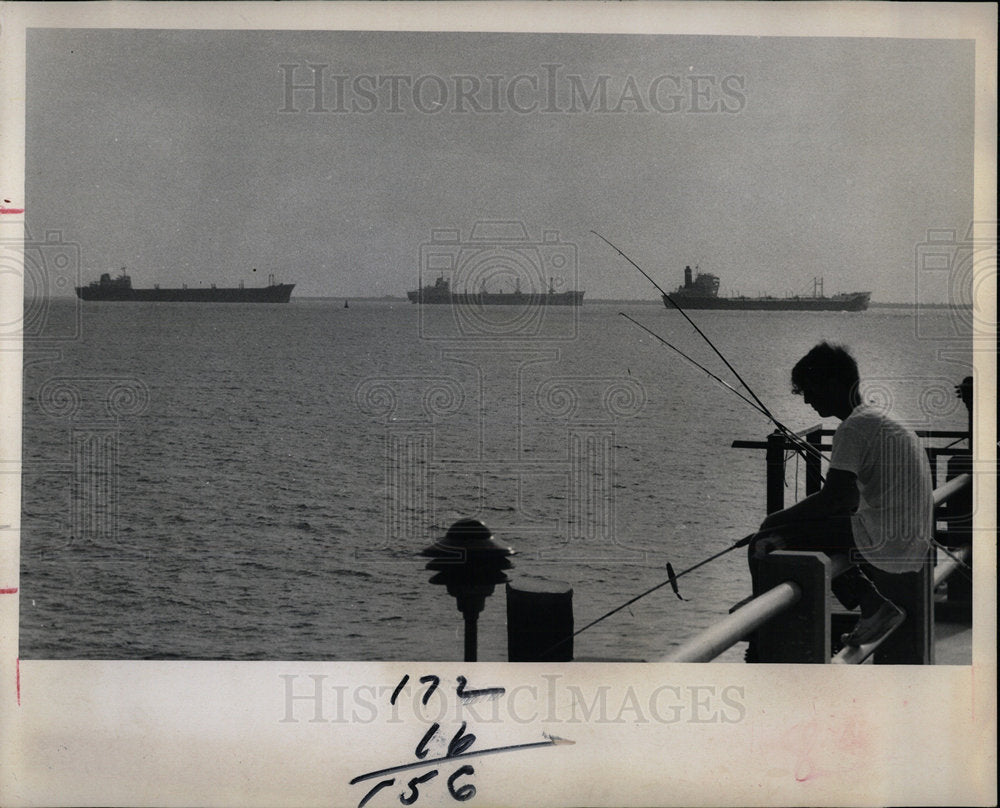 1968 Press Photo Port of Tampa Longshoremen Strike Mich - Historic Images