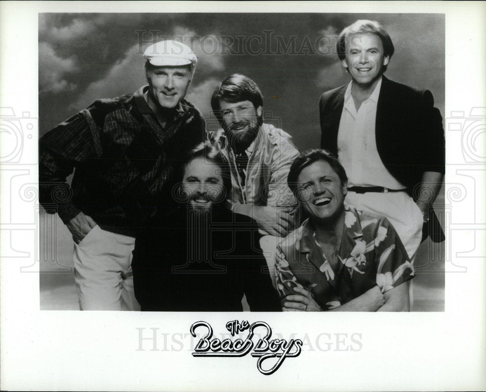 1988 Press Photo The Beach Boys Rock Band Music Group - Historic Images