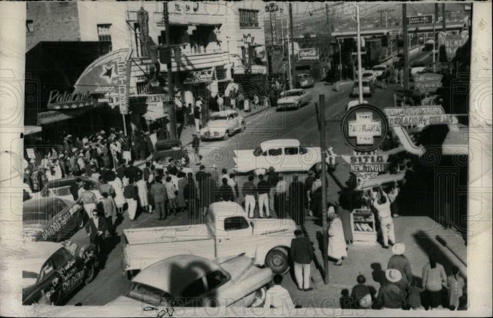 1959 Press Photo Juarez Bar Owners Union Strike - Historic Images