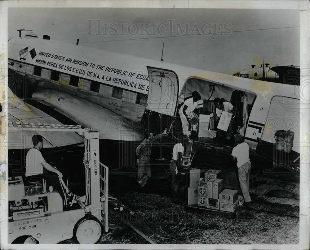1963 Press Photo US C47 War Air Craft Caribbean Command - Historic Images