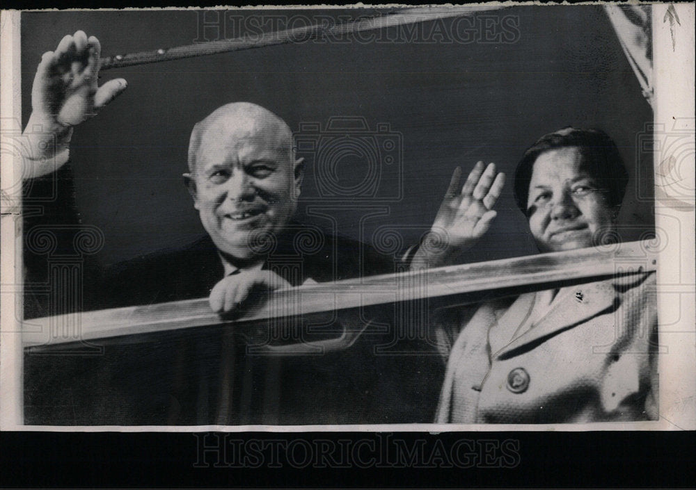 1964 Press Photo Premier Mrs. Nikita Khrushchev Hungary - Historic Images