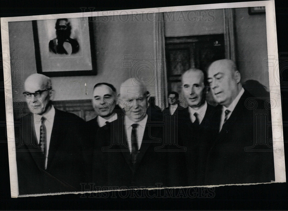 1964 Press Photo Soviet Premier Nikita Khrushchev - Historic Images