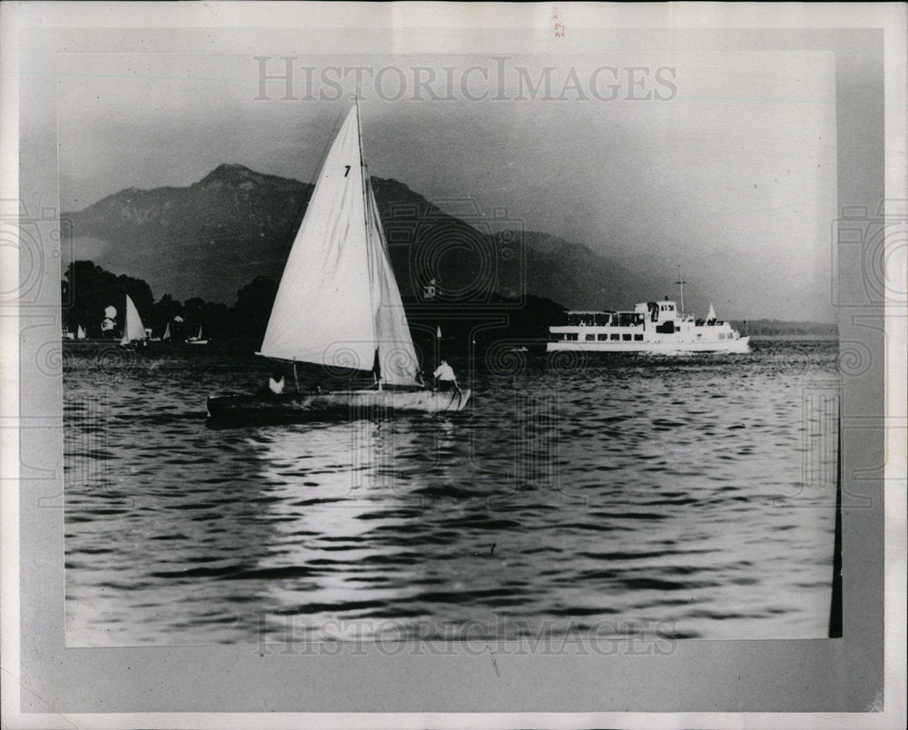 1967 Press Photo Sailboat Bavarian Sea Ladies&#39; Island - Historic Images