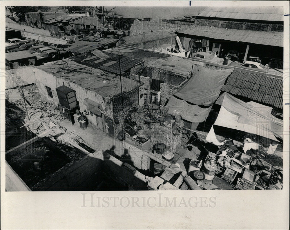 1986 Press Photo Earthquake in Mexico - Historic Images