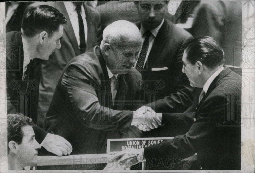 1960 Press Photo Soviet Premier Nikita S. Khrushchev  - Historic Images