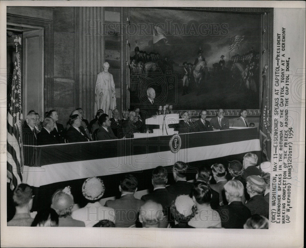 1954 President Eisenhower - Historic Images