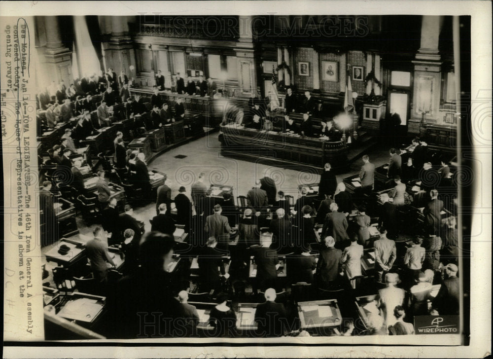 1955, Iowa General Assembly Convenes - RRY61575 - Historic Images