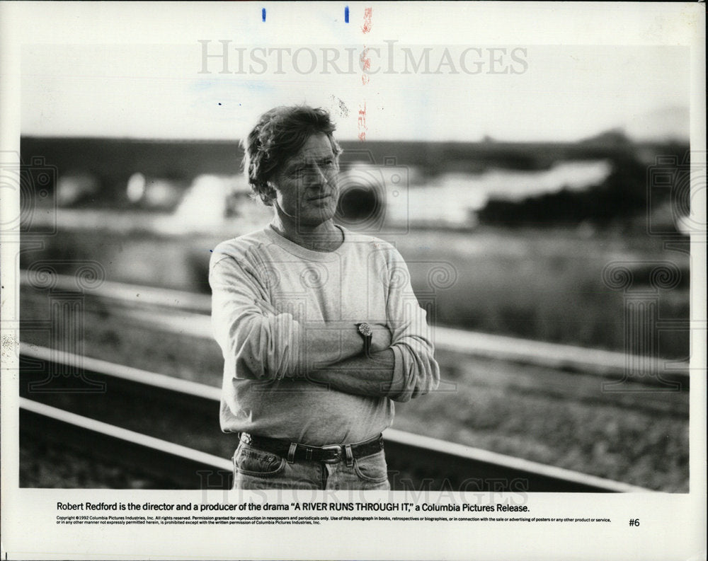 1993 Press Photo Robert Redford Director Producer - Historic Images