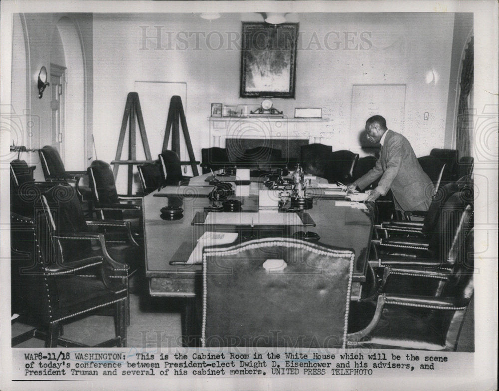 1952 Cabinet Room White House Eisenhower - Historic Images