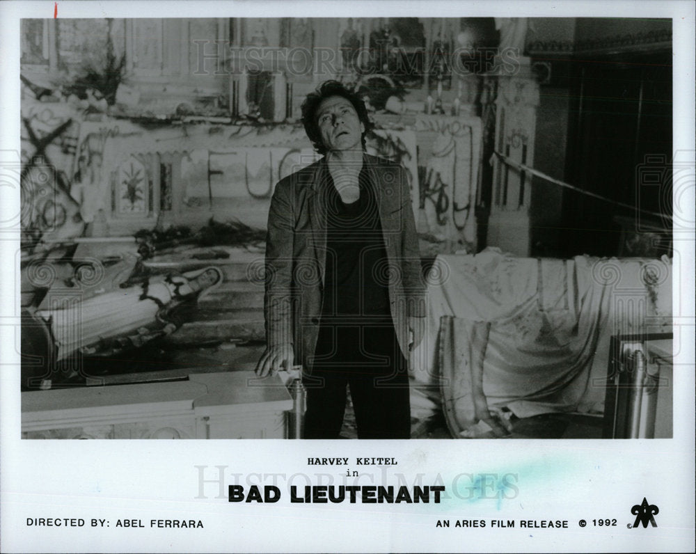 1993 Press Photo Harvey Keitel in Bad Lieutenant - Historic Images