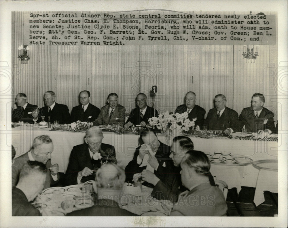 Republican state central committee dinner - Historic Images