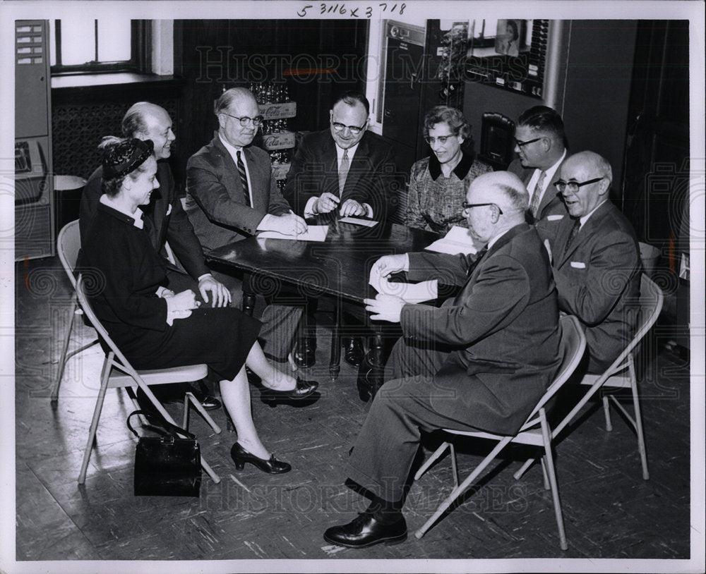 1961 Press Photo Detroit YMCA Organizations - Historic Images