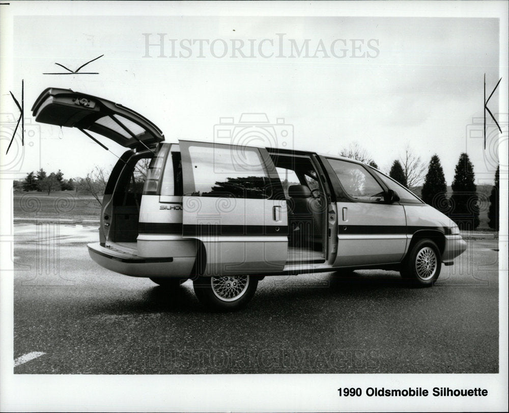 1989 Press Photo 1990 Oldsmobile Silhouette - Historic Images