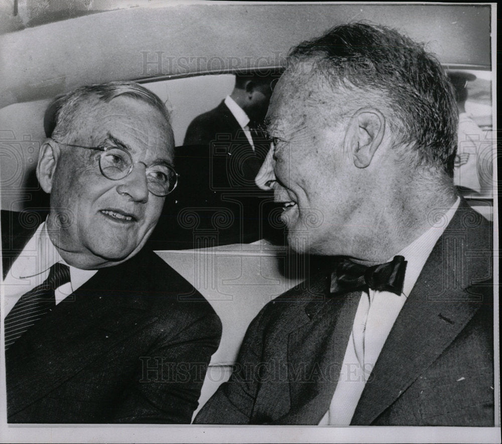 1959 Press Photo Secretary Dulles Herter - Historic Images