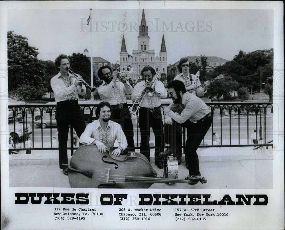 1976 Press Photo Dukes of Dixieland American Music Band - Historic Images