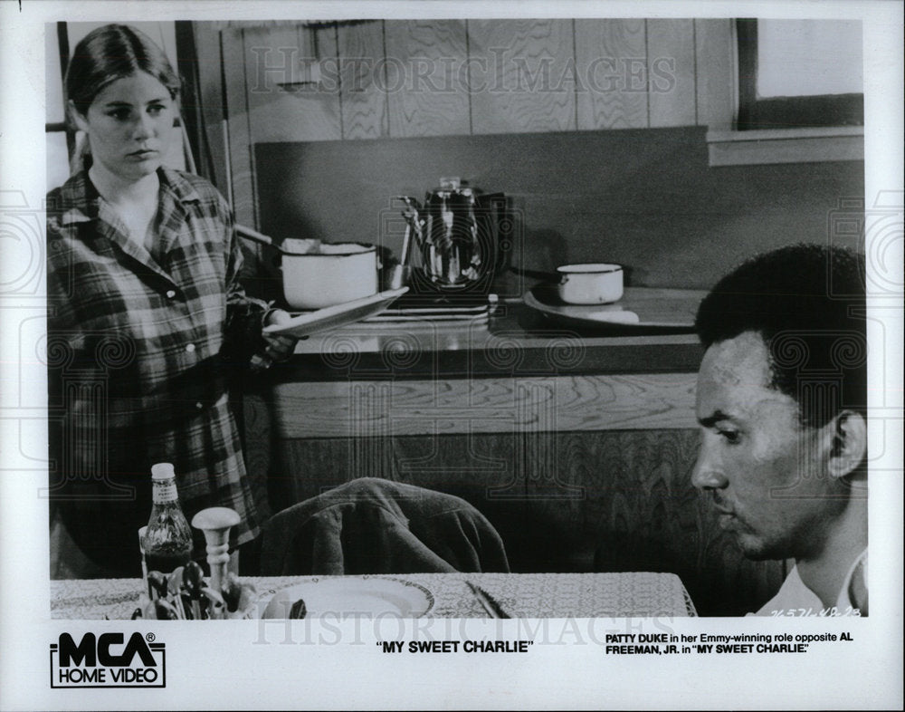 1986 Press Photo Actors Patty Duke Al Freeman Jr - Historic Images