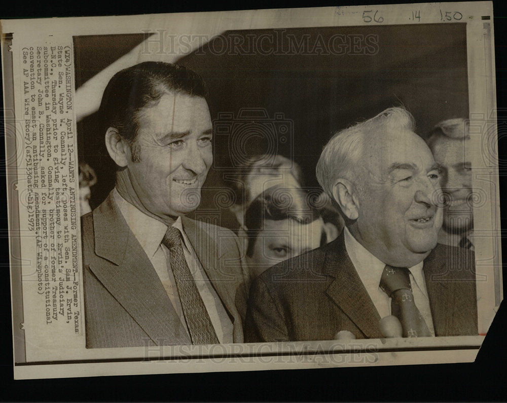 1973 Press Photo Sen. Sam J. Ervin Jr. - Historic Images