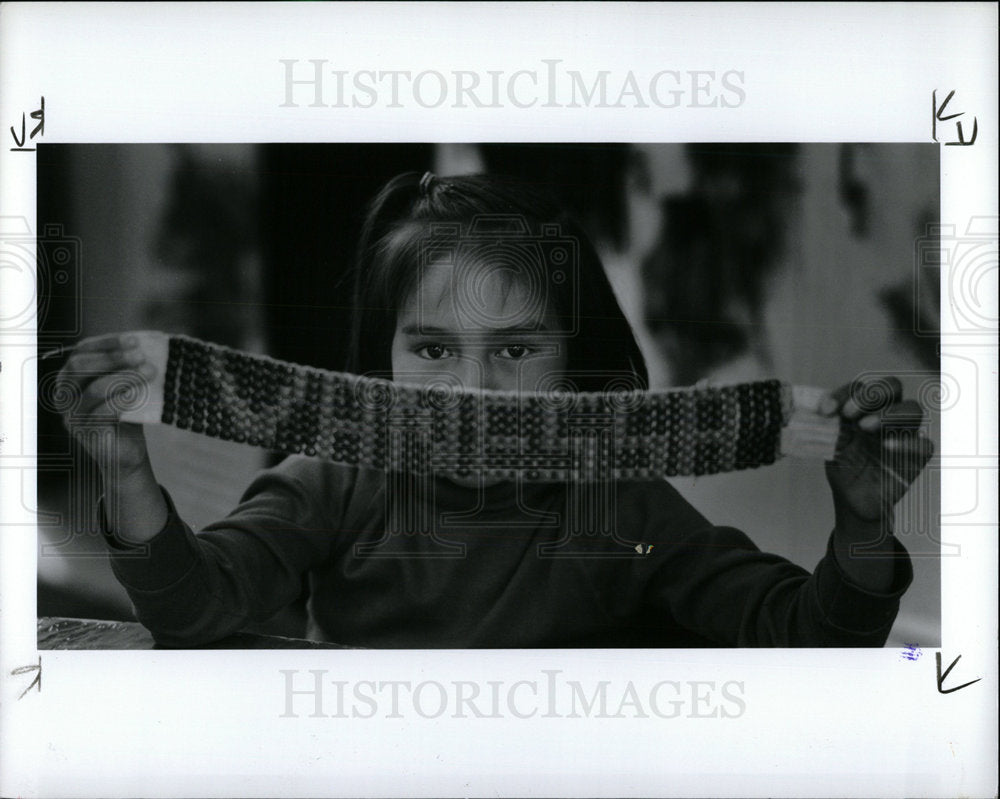 1992 Press Photo Indian Culture class - Historic Images