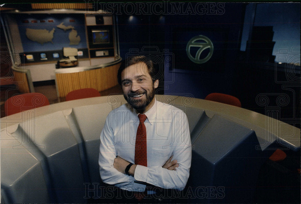1988 Press Photo Tom Griesdom/TV Executive - Historic Images
