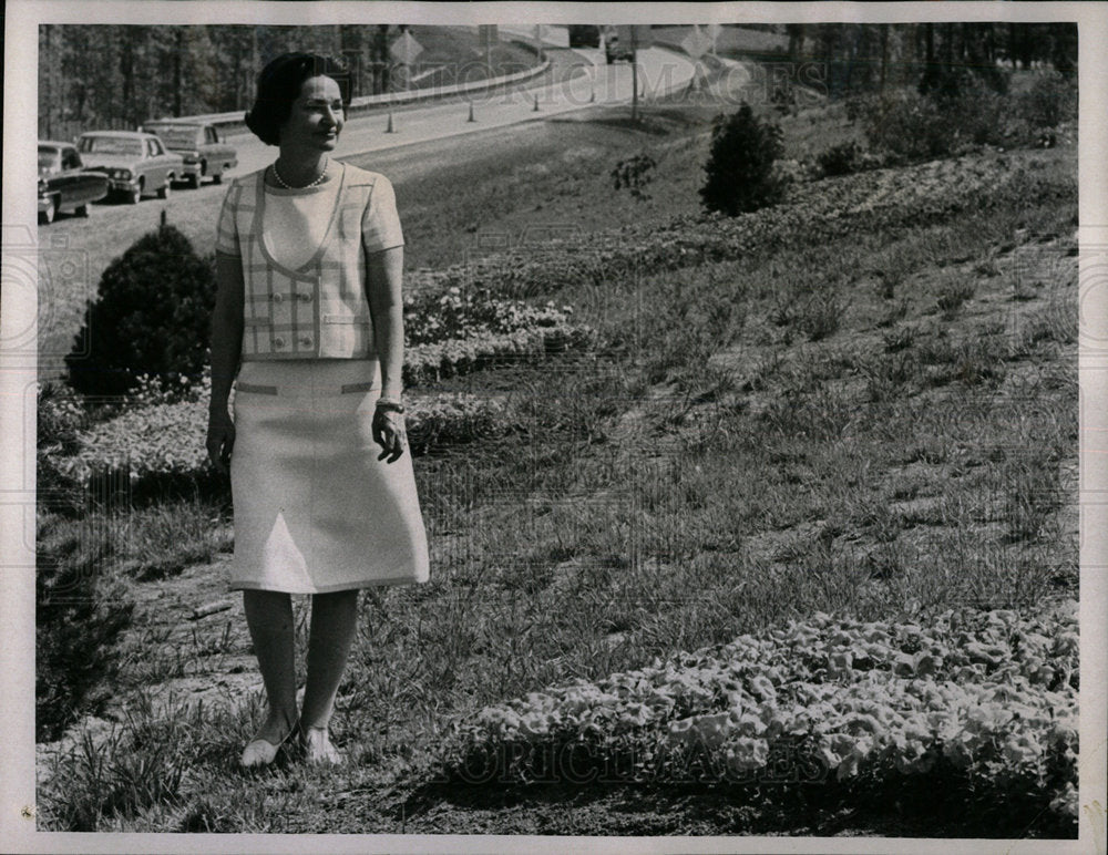 1965 Press Photo Mrs. Lyndon Johnson - Historic Images