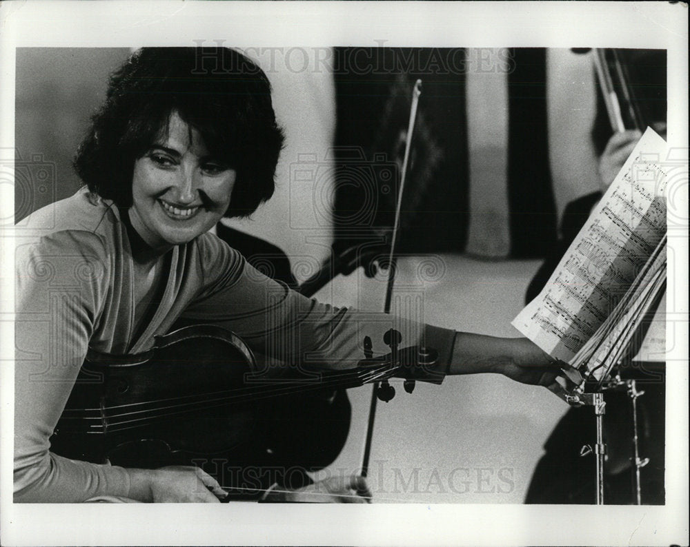 1980 Press Photo Ani Kavafian (Violinist) - Historic Images