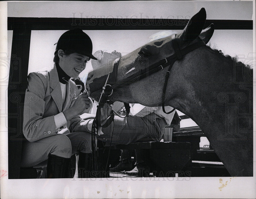 1968 Press Photo Mrs. Wilson Dennehy wins blue ribbon - Historic Images