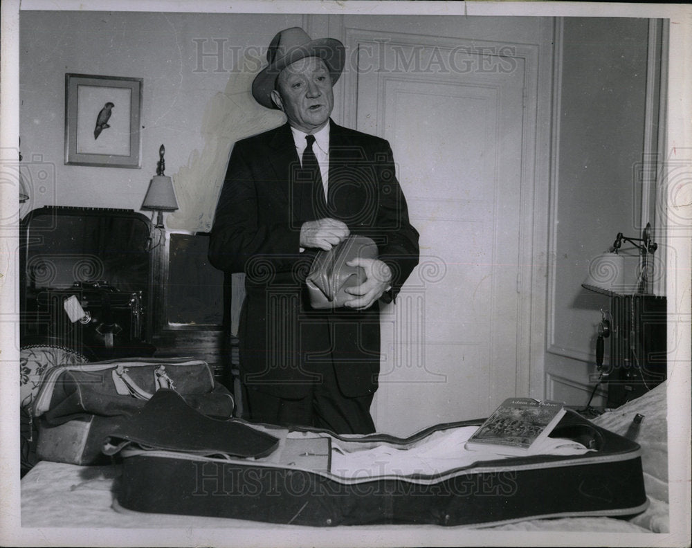 1954 Justice William Douglas in Hotel - Historic Images