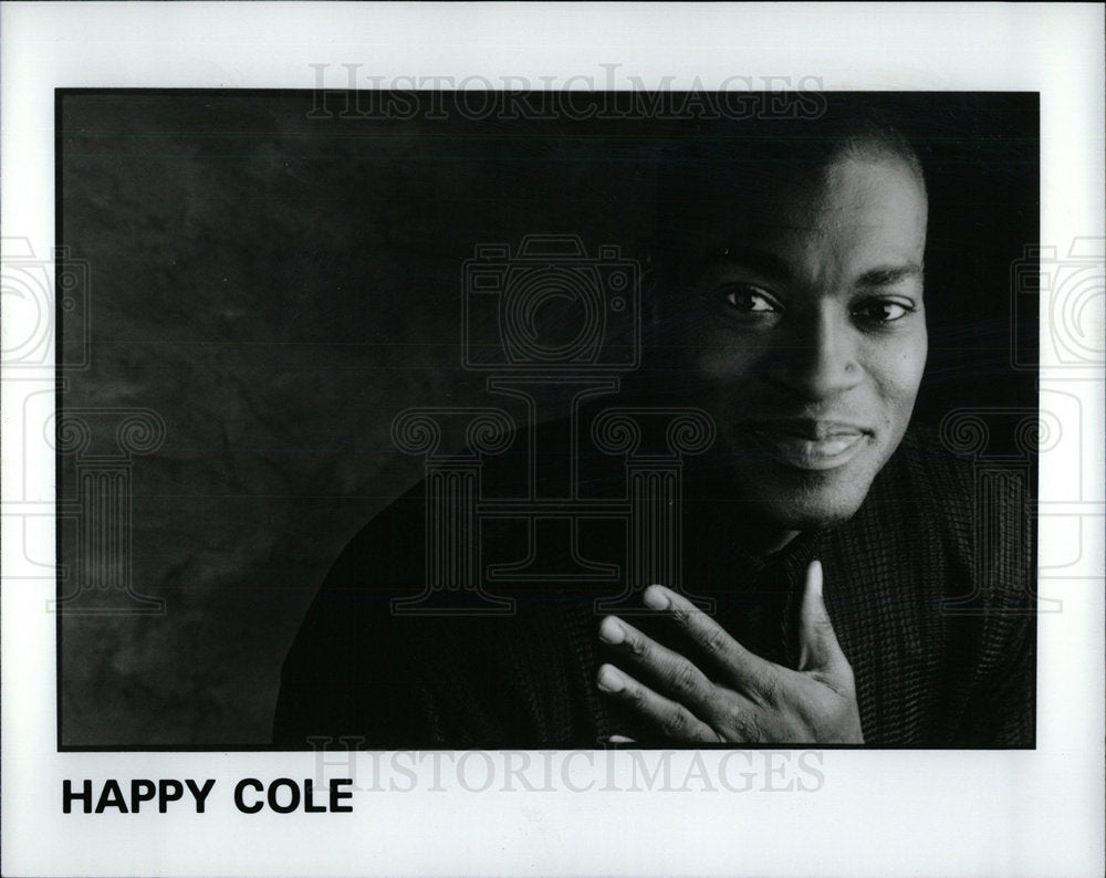2001 Press Photo Comedian Happy Cole - Historic Images